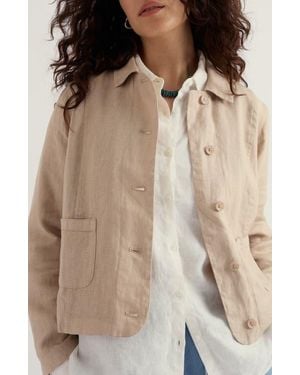Seasalt Cornwall Arame Linen Jacket - Natural