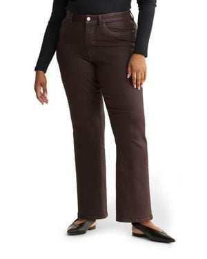 WARP+WEFT Ase High Waist Straight Leg Jeans - Black