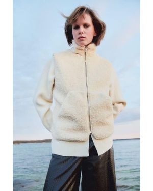 H&M Teddy Gilet - Natural
