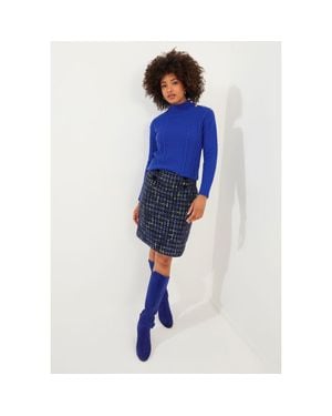 Joe Browns Tweed Pencil Skirt - White