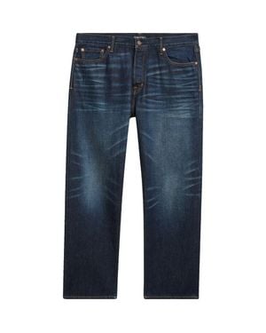 Tom Ford '50S Straight Fit Selvedge Denim Jeans - Blue