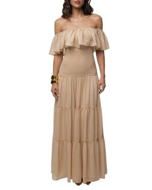 JLUXLABEL Seaside Drift Maxi Dress - Natural