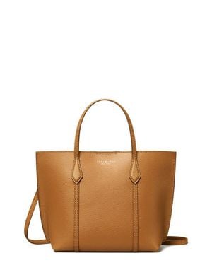 Tory Burch Perry Small Leather Tote - Brown