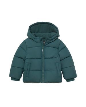 Rokka&Rolla Kids' Fleece Lined Cloud Hooded Jacket - Green