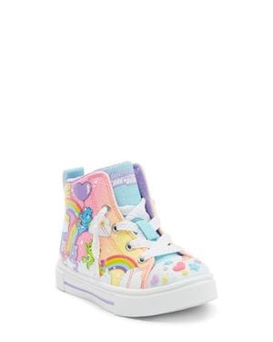 Skechers Kids' Twinkle Sparks High Top Sneaker - White