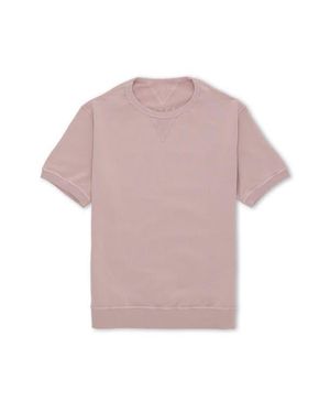 Fortela Ohio Brushed Jersey Short Sleeve Sweatshirt - Pink