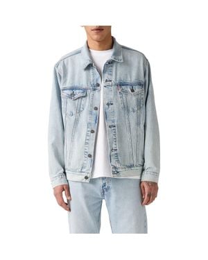 Levi's Relaxed Fit Denim Trucker Jacket - Blue