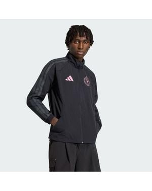 adidas Inter Miami Cf 2026 Anthem Raglan Full-Zip Jacket - Black