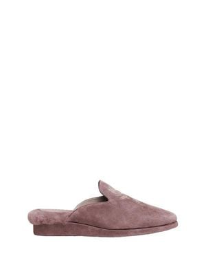 Toga Midaria Sheepskin Slippers - Brown