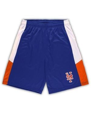 Profile New York Mets Big & Tall Team Shorts - Blue