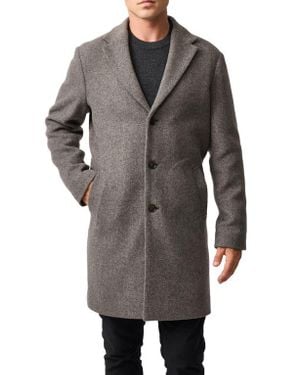 Rodd & Gunn Colwood Wool Blend Twill Coat - Gray