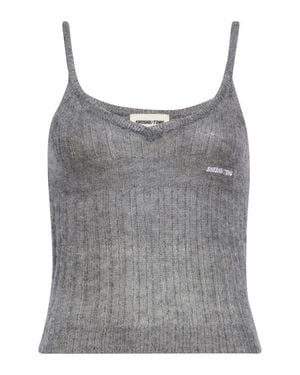 ShuShu/Tong Wool & Mohair Blend Rib Sweater Camisole - Gray