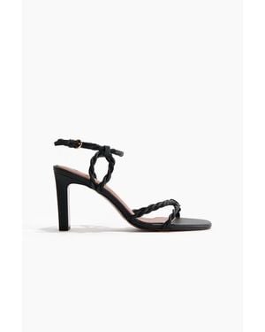 H&M Heeled Strappy Sandals - White