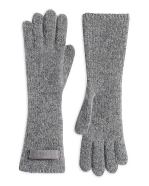 Jacquemus Les Gants Grosgrain Gloves - Gray