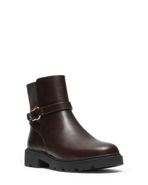 Clarks Code L Bay Leather Bootie - Brown