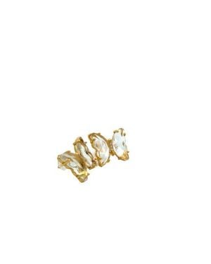 Gemini Jewelry Butterfly Crystal Climber Earrings - Black