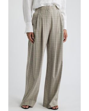 Mango Pantalon Martin High Waist Wide Leg Pants - Multicolor