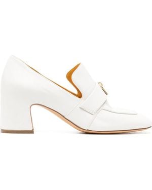 Madison Maison Heel Lock Loafer - White