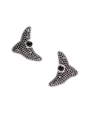 Collina Strada Super Trigon Stud Earrings - Metallic