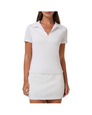 Travis Mathew Skyloft Light Short Sleeve Polo - White