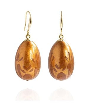 Saule Label Nova Earrings - Brown