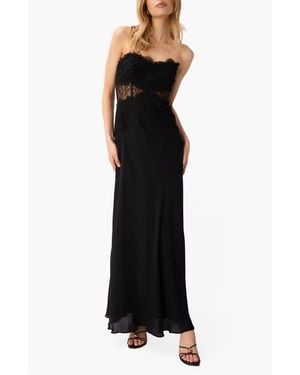 Cami NYC Lucienne Strapless Gown - Black
