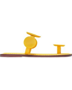 Bernardo New Moon Toe Loop Sandal - Yellow