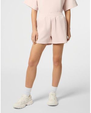 Philipp Plein Loose Fit Shorts Icon Scratch - Pink