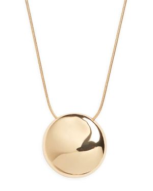 Open Edit Orb Pendant Long Necklace - Metallic