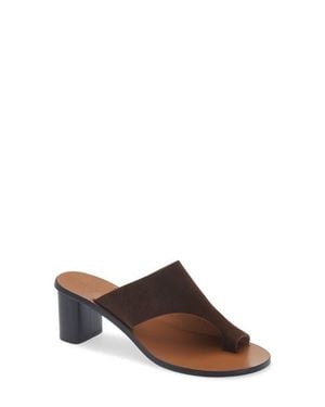 Atp Atelier Rosate Toe Loop Sandal - Brown