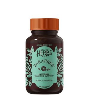 Herbs Etc. Parafree Digestive & Intestinal Support Softgels, 60 Count - Green