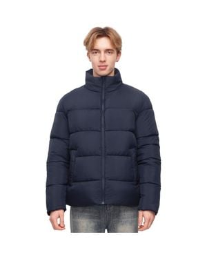 Rokka&Rolla Lightweight Modern Puffer Jacket - Blue