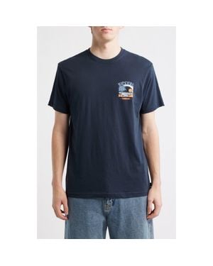 Rip Curl Matisse Desto Cotton Graphic T-Shirt - Blue