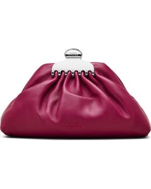 Marc Jacobs The Glam Claw Clip Small Clutch - Red
