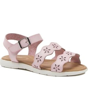 Lands' End Girls Easy On Flower Sandals - Pink