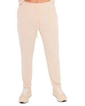 DAI MODA Norman Pintuck Knit Drawstring Pant - Natural