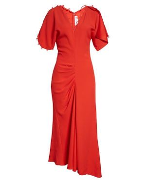 Victoria Beckham Rouleau Trim Draped - Red