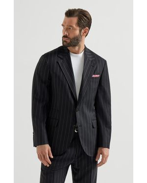 Brunello Cucinelli Virgin Wool Blazer - Black