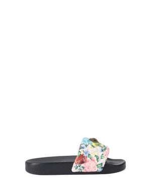 Kurt Geiger Meena Eagle Glitter Slide Sandal - Multicolor
