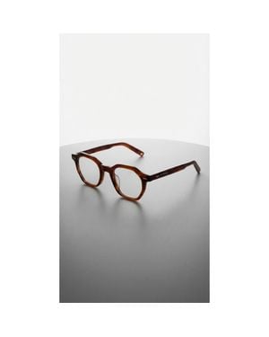 NCMPRBL Oakwood 46Mm Geometric Eyeglasses - Brown