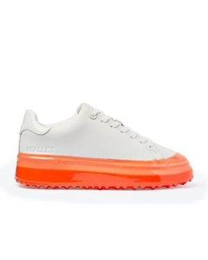 Mallet Grftr Dip Low-Top Platform Sneakers - White