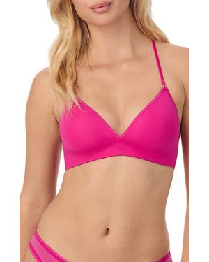 On Gossamer Next To Nothing Wireless Bra - Pink