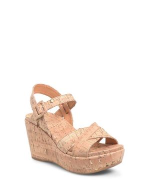 Kork-Ease Ava 2.0 Platform Wedge Sandal - Natural