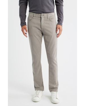 Mavi Jake Slim Fit Twill Pants - Gray