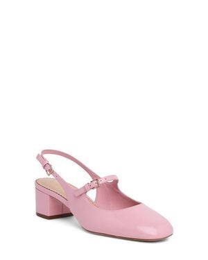 Cinq À Sept Diana Slingback Block Heel Pump - Pink