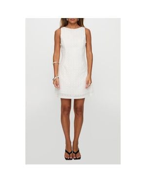 Princess Polly Pacie Broderie Cotton Minidress - White