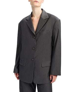 Bardot Akia Oversize Blazer - Gray