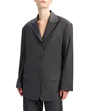Bardot Akia Oversize Blazer - Gray