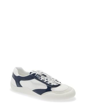 Prada Speedrock Mixed Media Sneaker - White