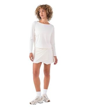 Tavi Brushed Tec Knit Long Sleeve - White